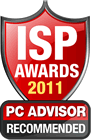 PC Advisor 2011 ISP Awards - Recommended plusnet